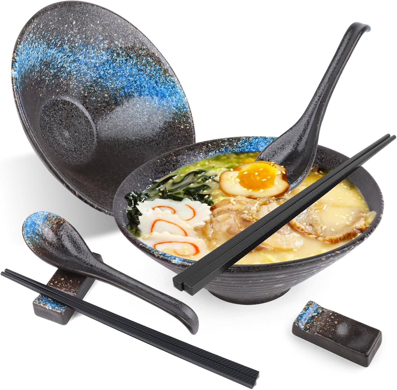 Genießen Sie Ramen stilvoll: 6-teiliges Keramik-Set für jede Gelegenheit