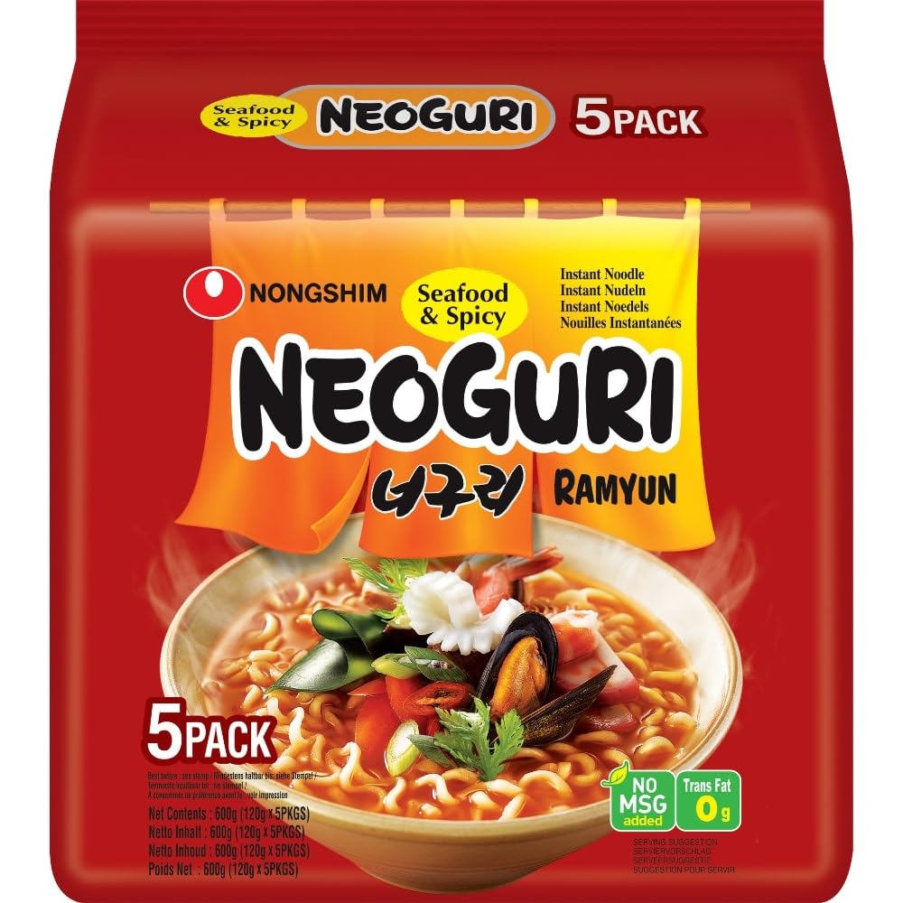 Nong Shim Neoguri: Scharfe Seafood Ramen für echte Geschmacksexplosionen!