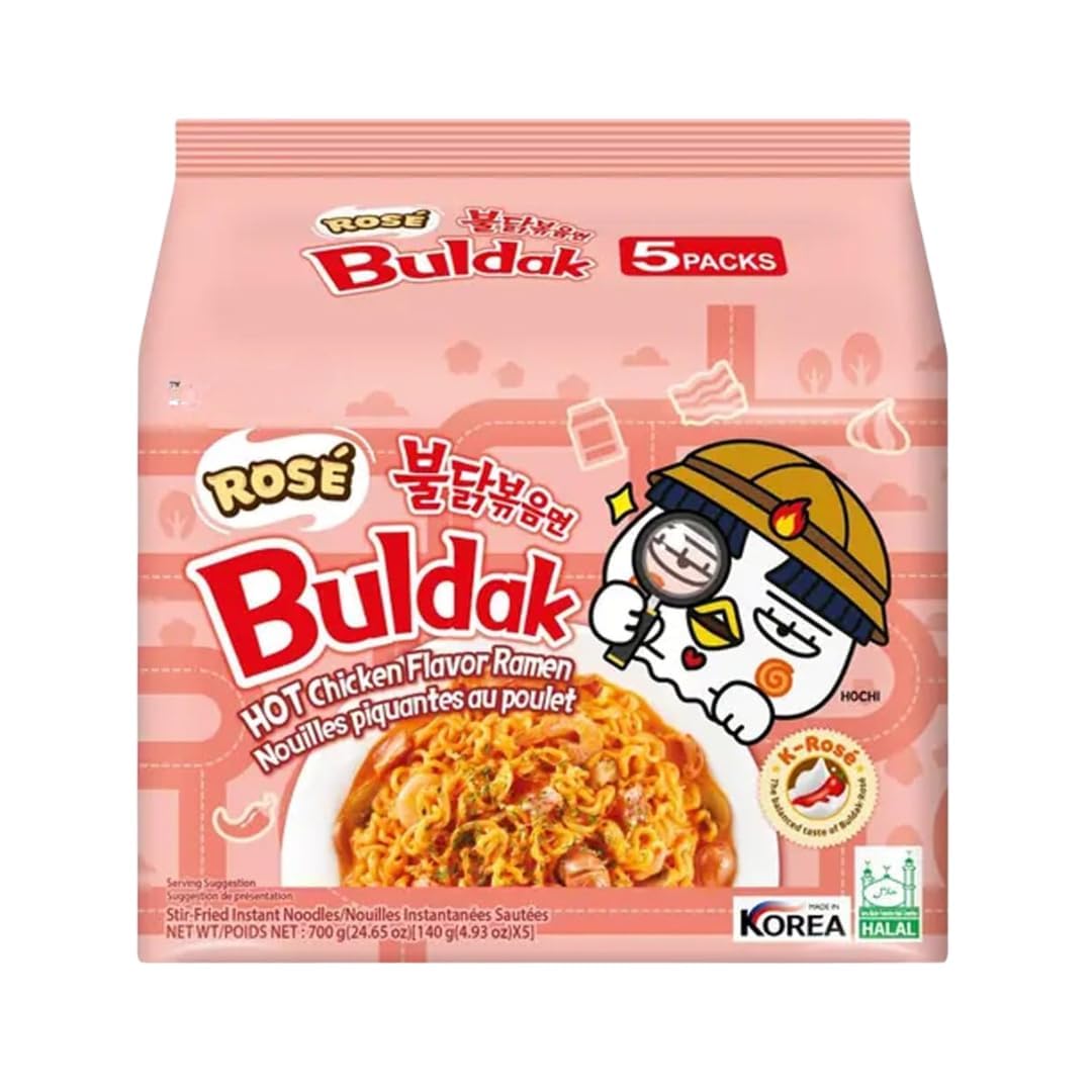 Buldak Rosé: Der feurige Genuss der koreanischen Ramen!