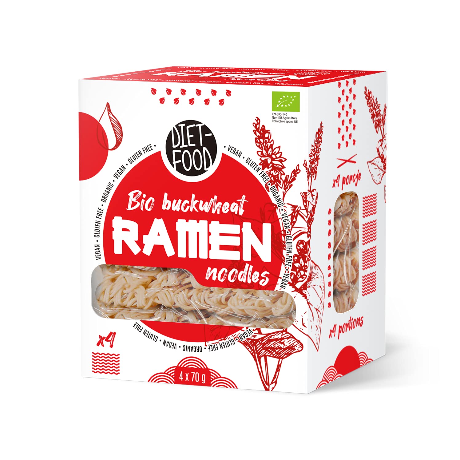 DIET-FOOD Bio Ramen: Leckere glutenfreie Dietnudeln für eine gesunde Ernährung!