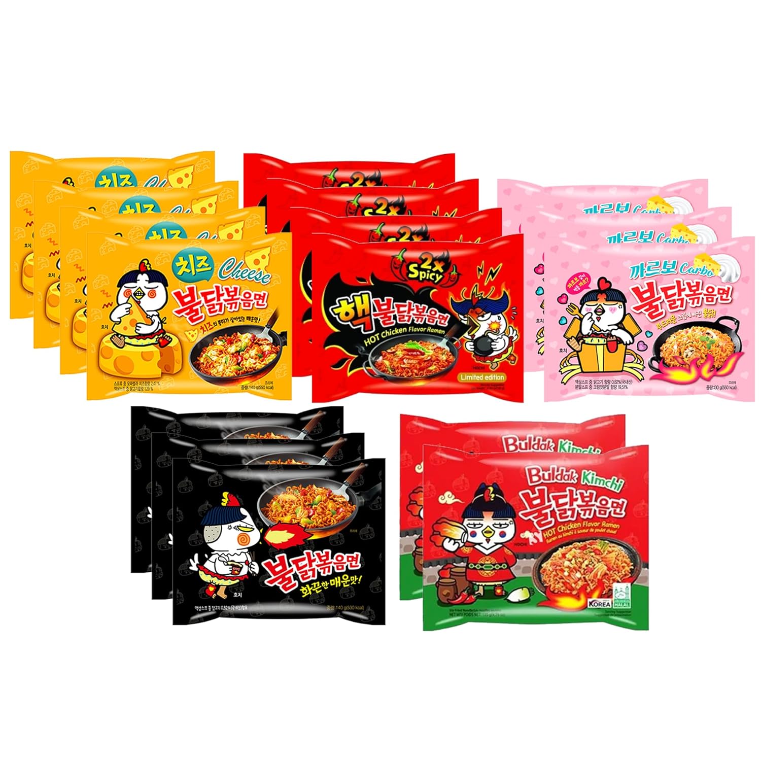 Entdecke den Geschmack: Kennenlernbox 16er Instant Nudeln Set für Ramen-Liebhaber