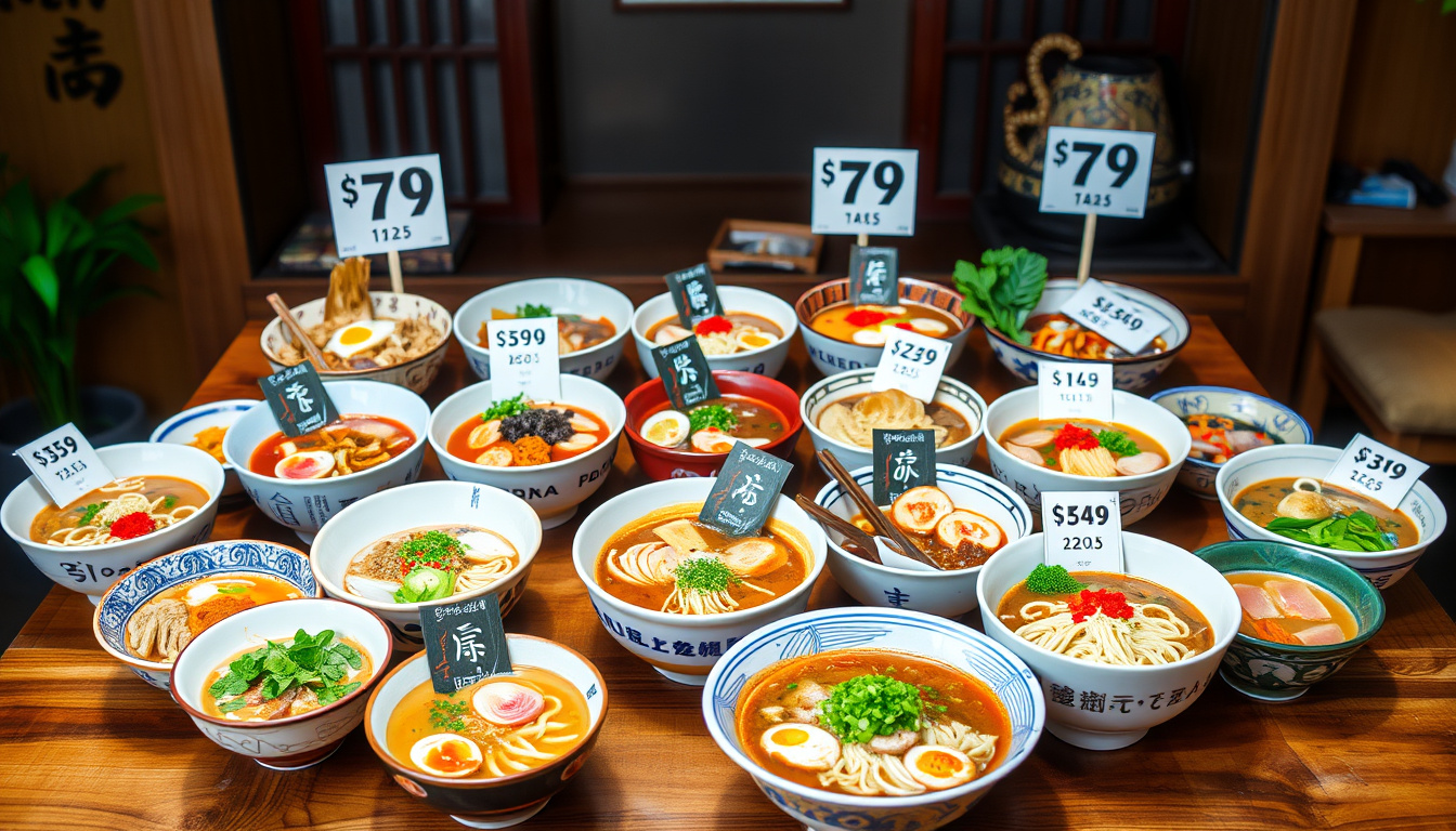 Der große Ramen-Vergleich: Kulinarische Höhenflüge zwischen 3 und 79 Dollar in Japan