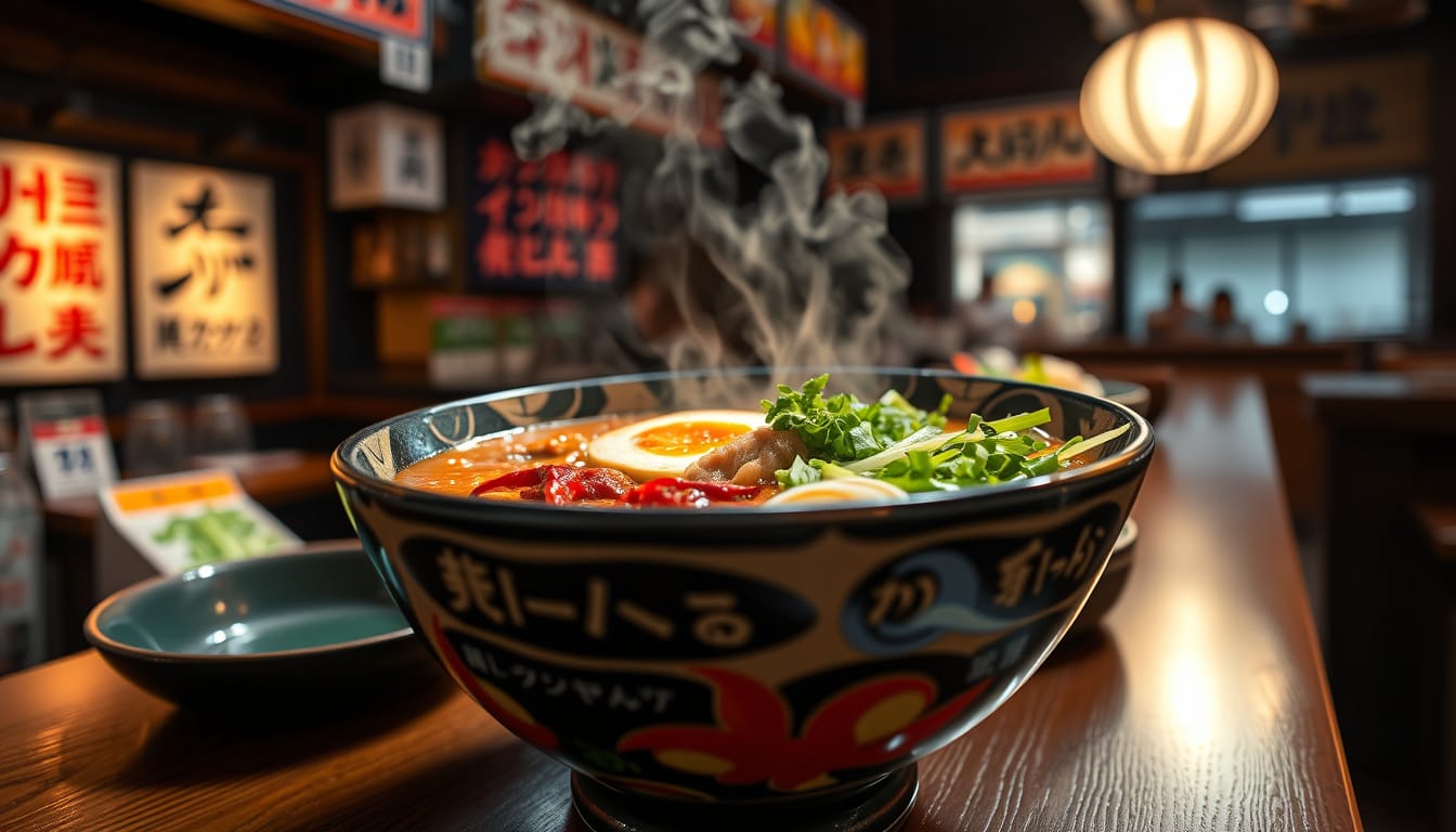 Die schärfste Ramen der Welt: Karashibi Kikanbo in Tokio – Ein Teufels-Essen der Extraklasse!