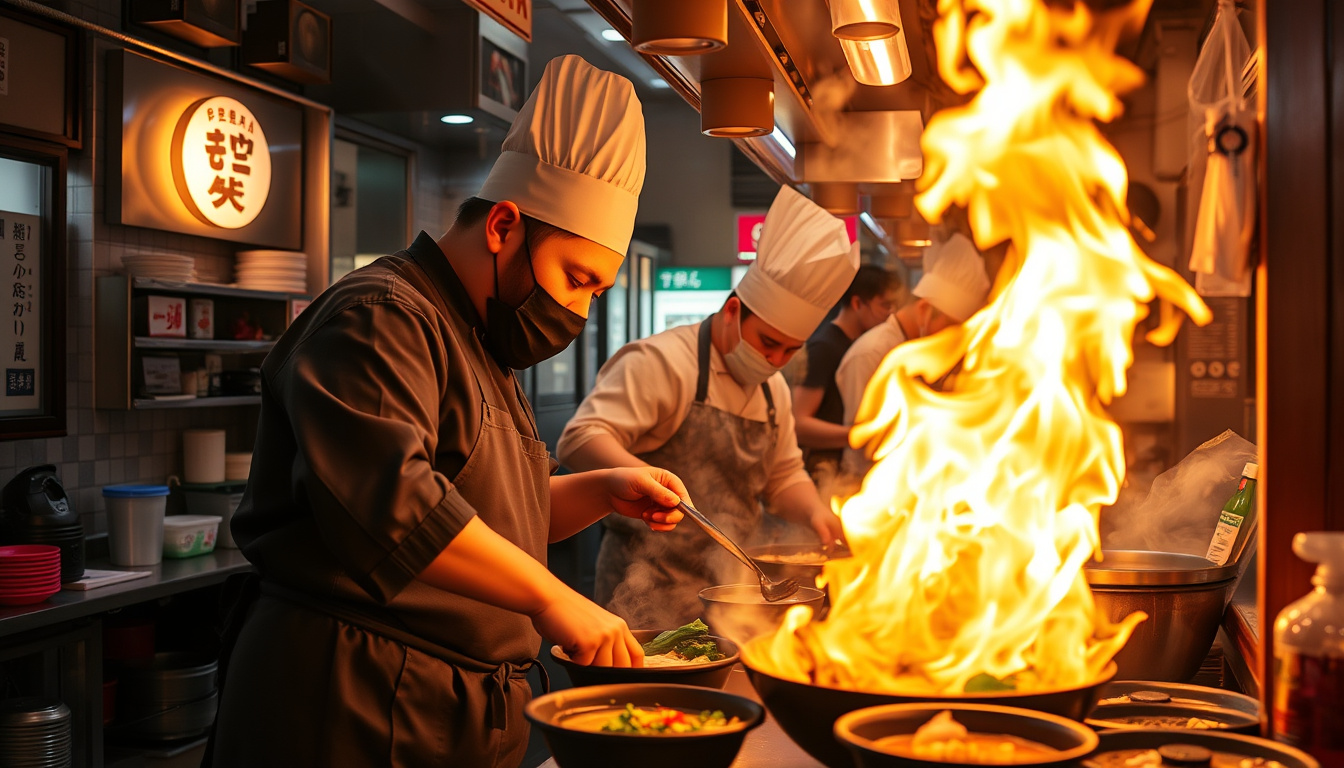 Ein Blick hinter die Kulissen: Die Magie der Feuer-Ramen in Tokios besten Nudel-Lokalen