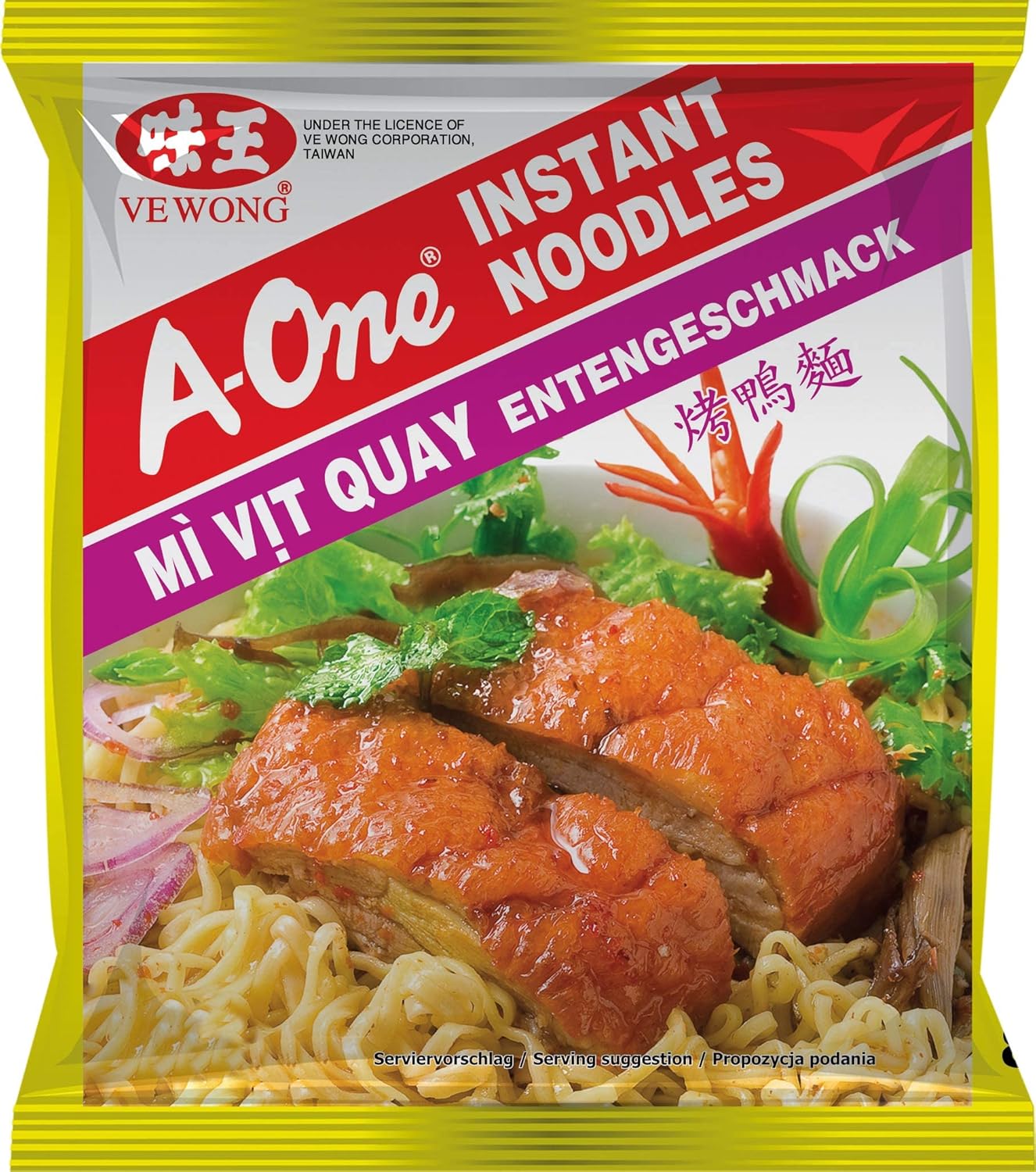 Instantnudeln mit gerösteter Ente: A-ONE im Test!
