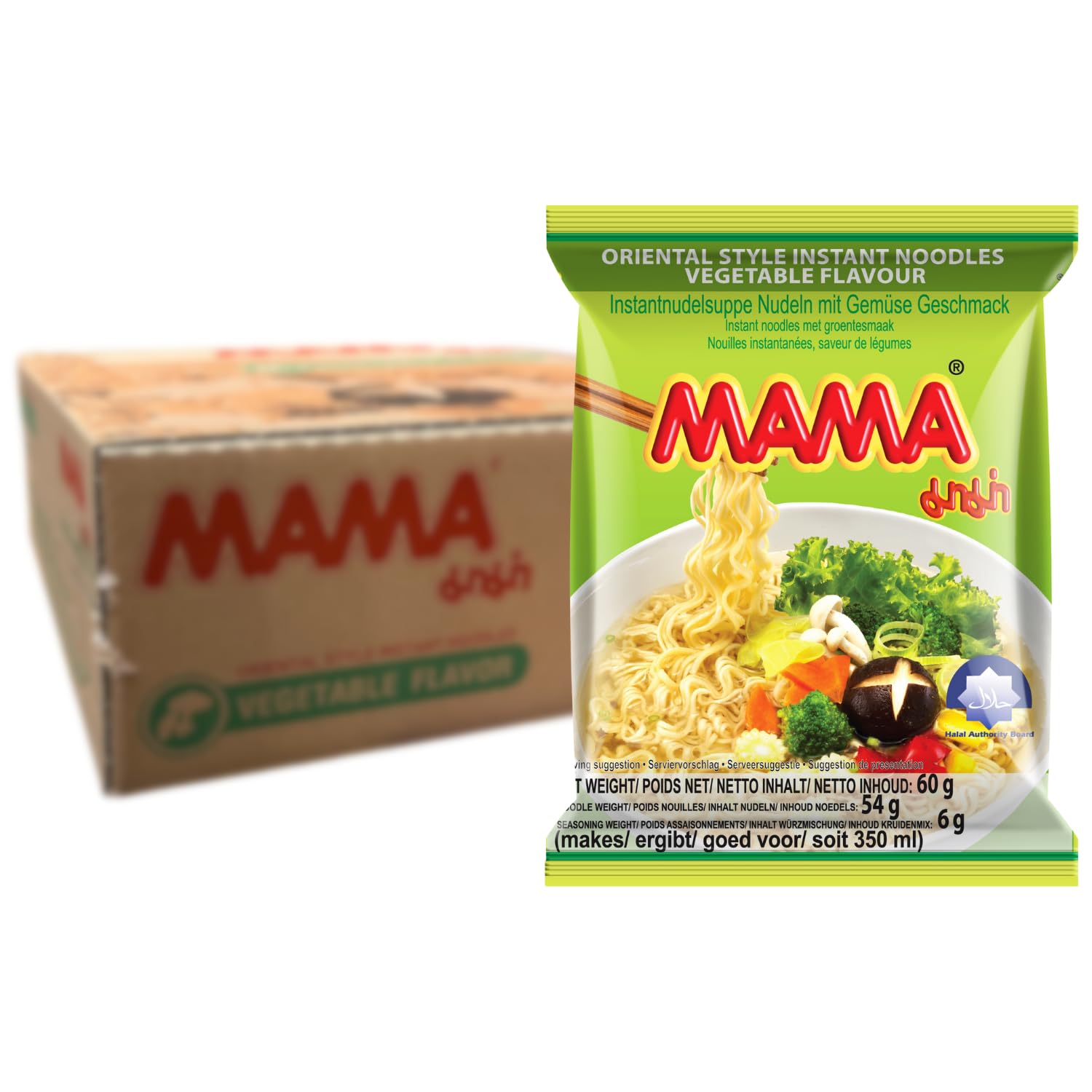 MAMA Instant Nudeln Gemüse: 30er Pack für schnellen Genuss!