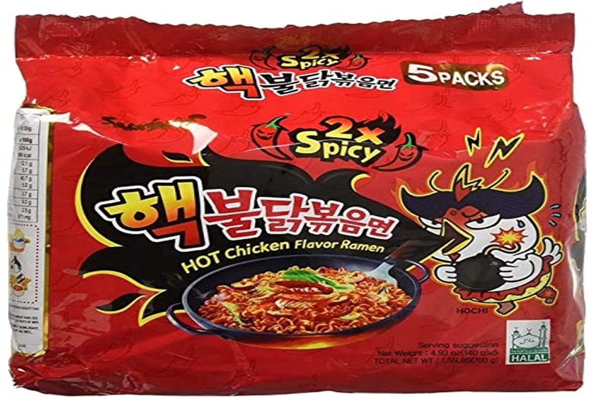 SamYang Super Hot Chicken Ramen: Die doppelt scharfe Herausforderung für Feinschmecker!