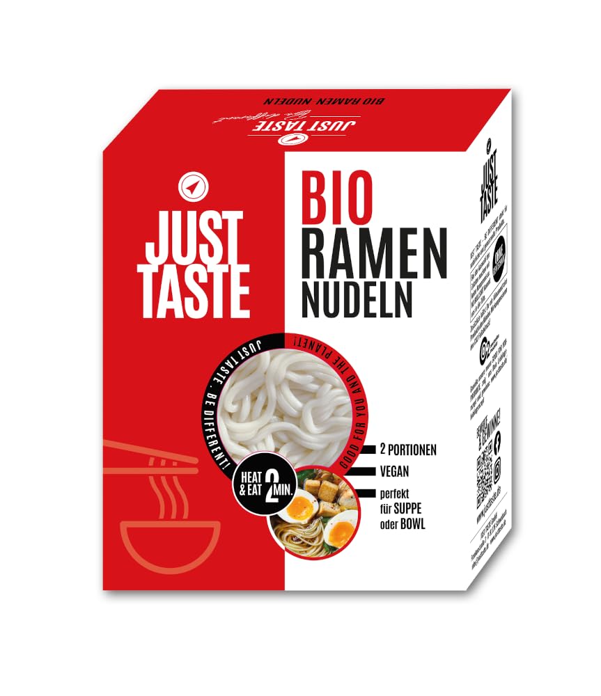 Schnell und Lecker: Just Taste BIO Vegan Ramen Nuddels im Test!